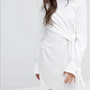 White long sleeve dress